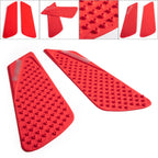 Tank Traction Pad Side Gas Knee Grip Protector for Ducati 848 1098 1198 (2008–2016) RED