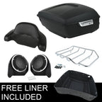 Trunk Pad Rack Speakers for Harley Touring Street Glide (2014–2025)