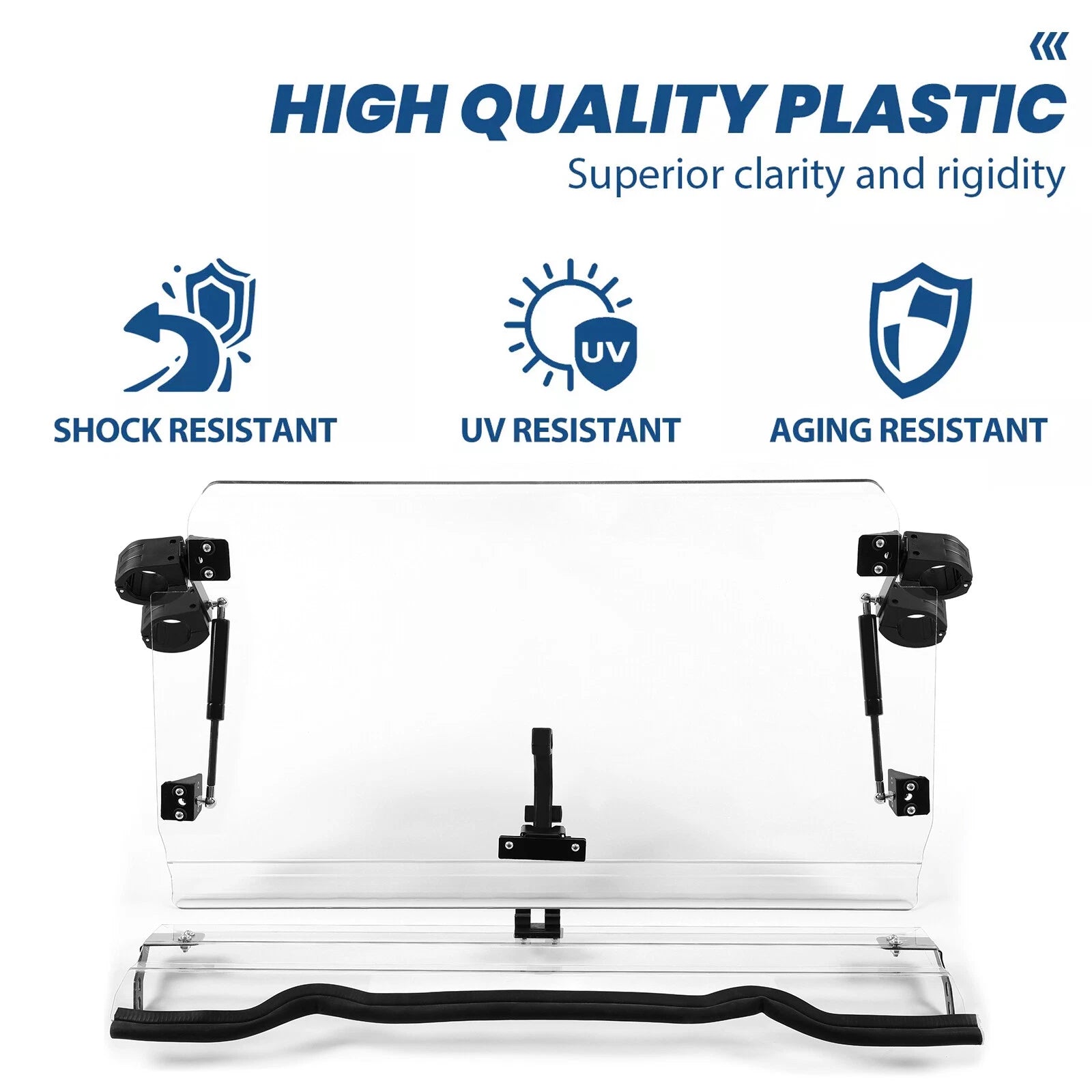 Full Flip Up Windshield 2-in-1 for Polaris RZR 900/S 900 XP1000 (2014–2018)