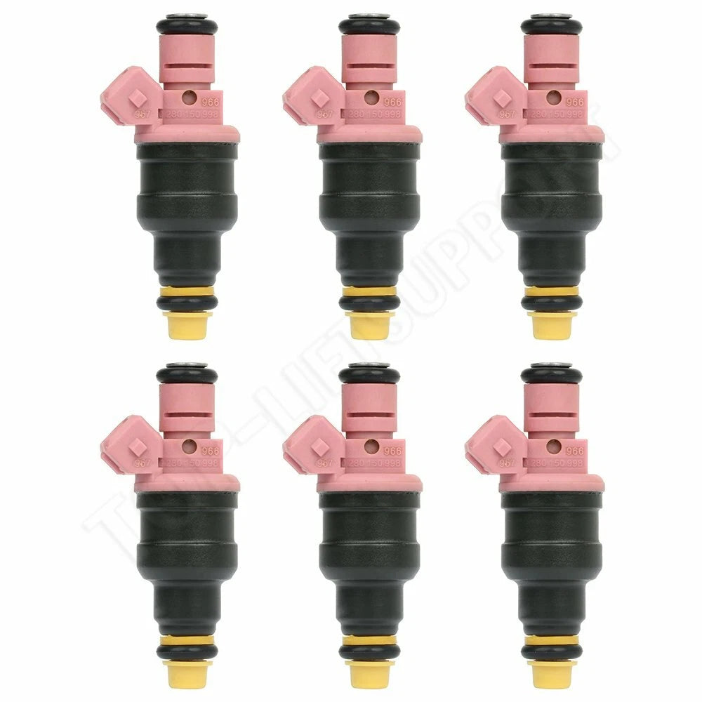 Set of 6 Fuel Injectors for Dodge B1500 Van V6 3.9L (1997–1998)