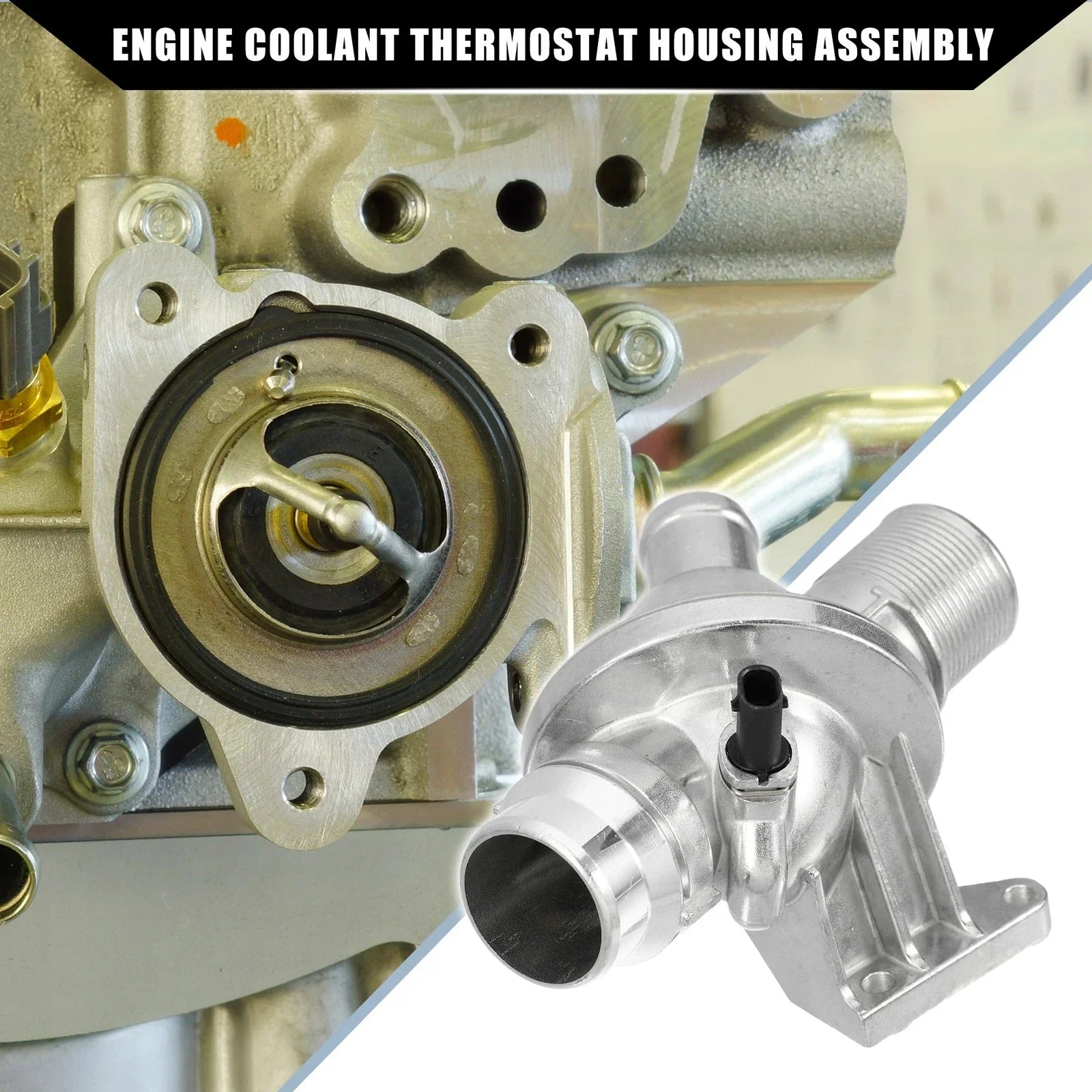 Engine Coolant Thermostat Housing Assembly for BMW X1 (2012-2017)