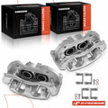 Pair Front Brake Calipers with Brackets for Chevy Impala Monte Carlo (2006–2013)