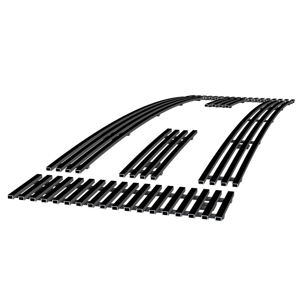 Upper Stainless Black Billet Grille Insert for Ford Econoline E-Series (2008–2014)