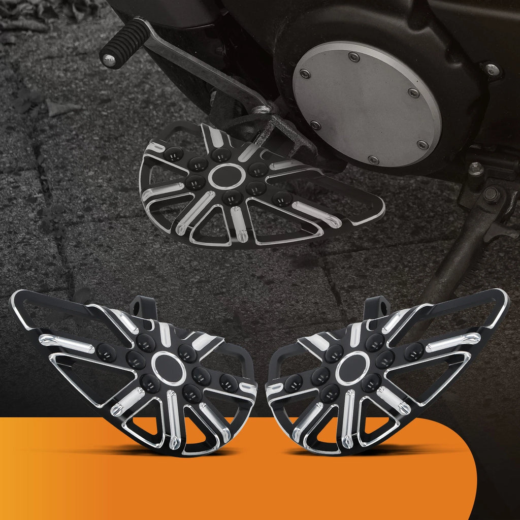 Foot Pegs for Harley Touring Street Glide FLHX (1986–Present) Black