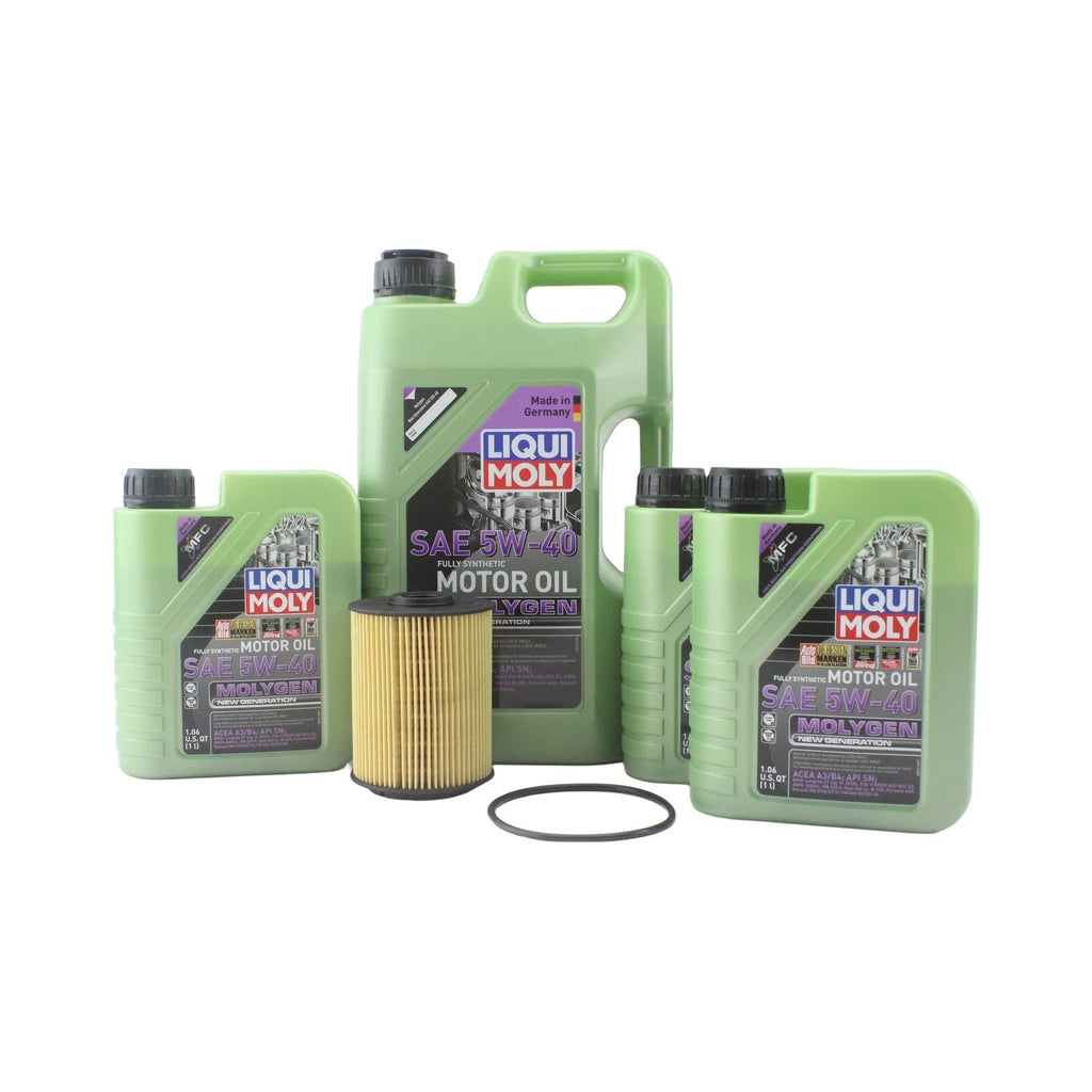 Oil Change Kit for Audi A8 Quattro 4.2L (2010–2017) - Liqui Moly 5W-40, Mahle