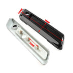 Glossy Black Latch Covers for Harley Touring Electra Glide Road King (2014-2023)