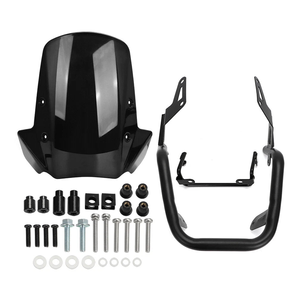 Windshield Deflector with Mount Bracket for Honda NAVI NVA110B (2018–2023)