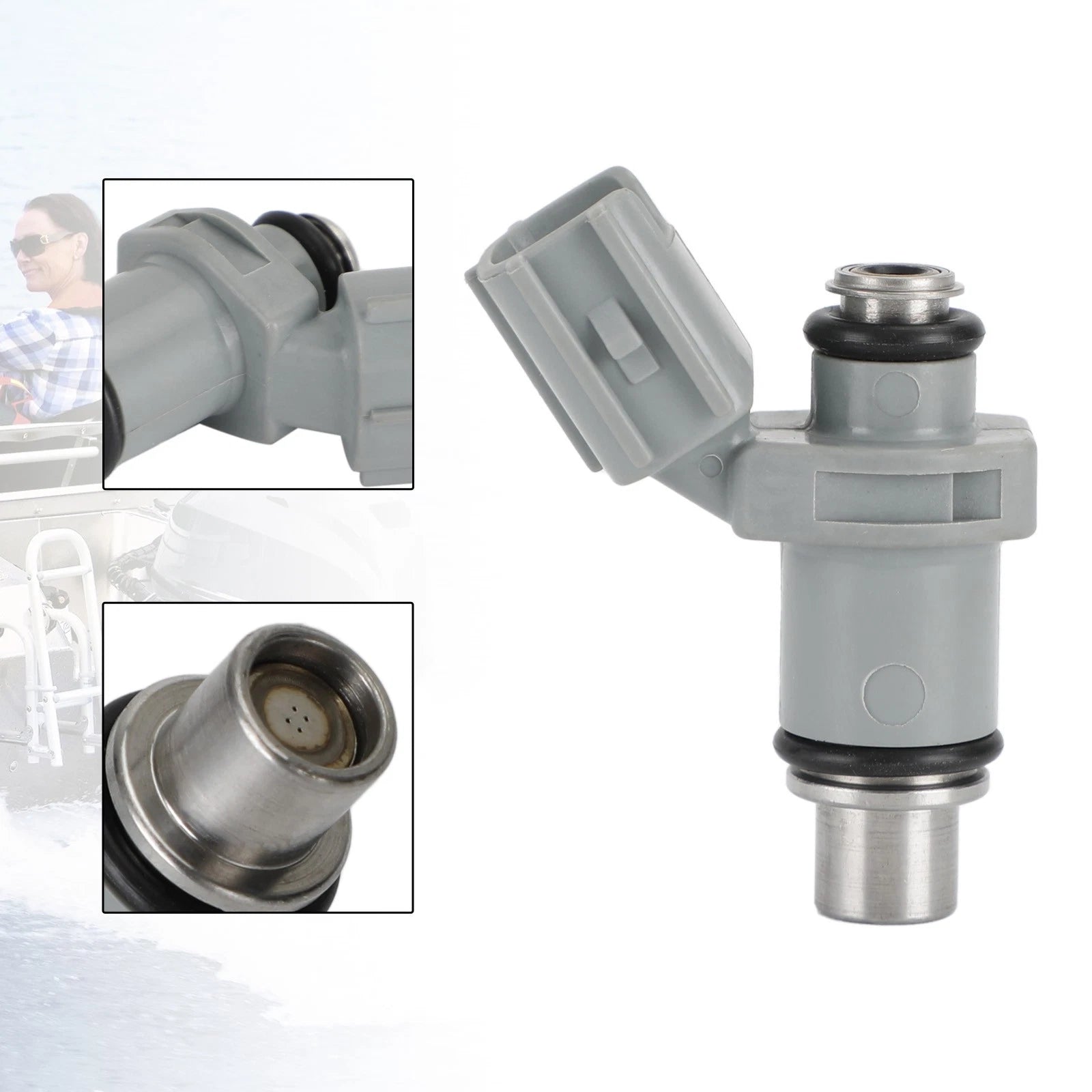 Fuel Injectors for Yamaha Outboard F30HP F40HP 4-Stroke (6BG-13761-00)