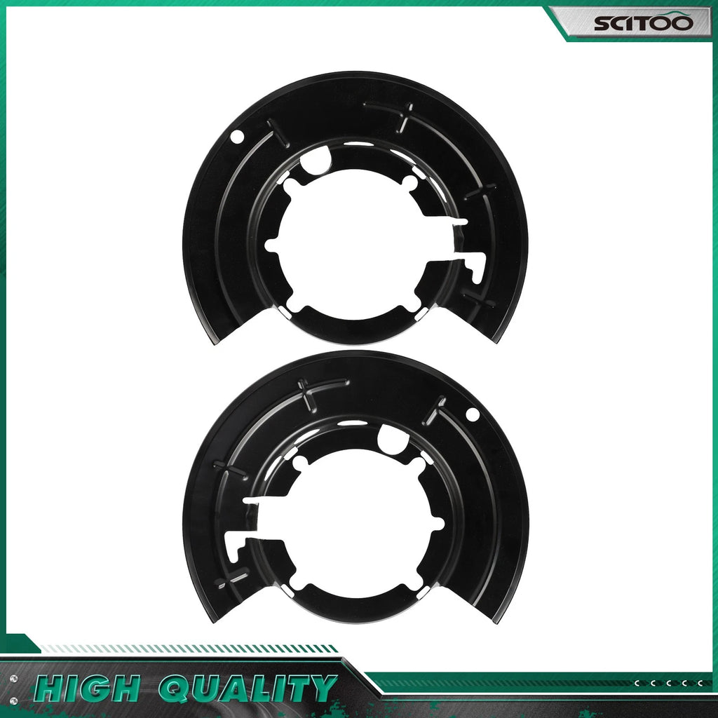 Front LH & RH Brake Backing Plate for Ford F-250 F-350 F-450 (1999–2023)