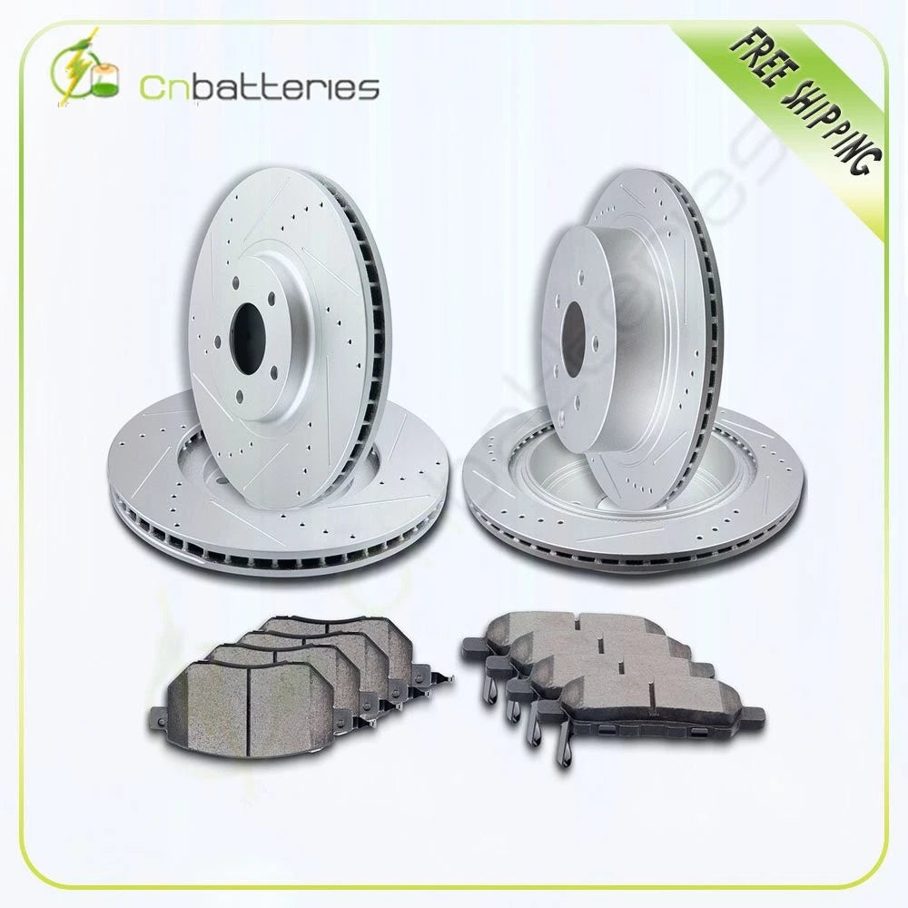 Brake Rotors + Ceramic Brake Pads for Nissan Murano (2003–2021)
