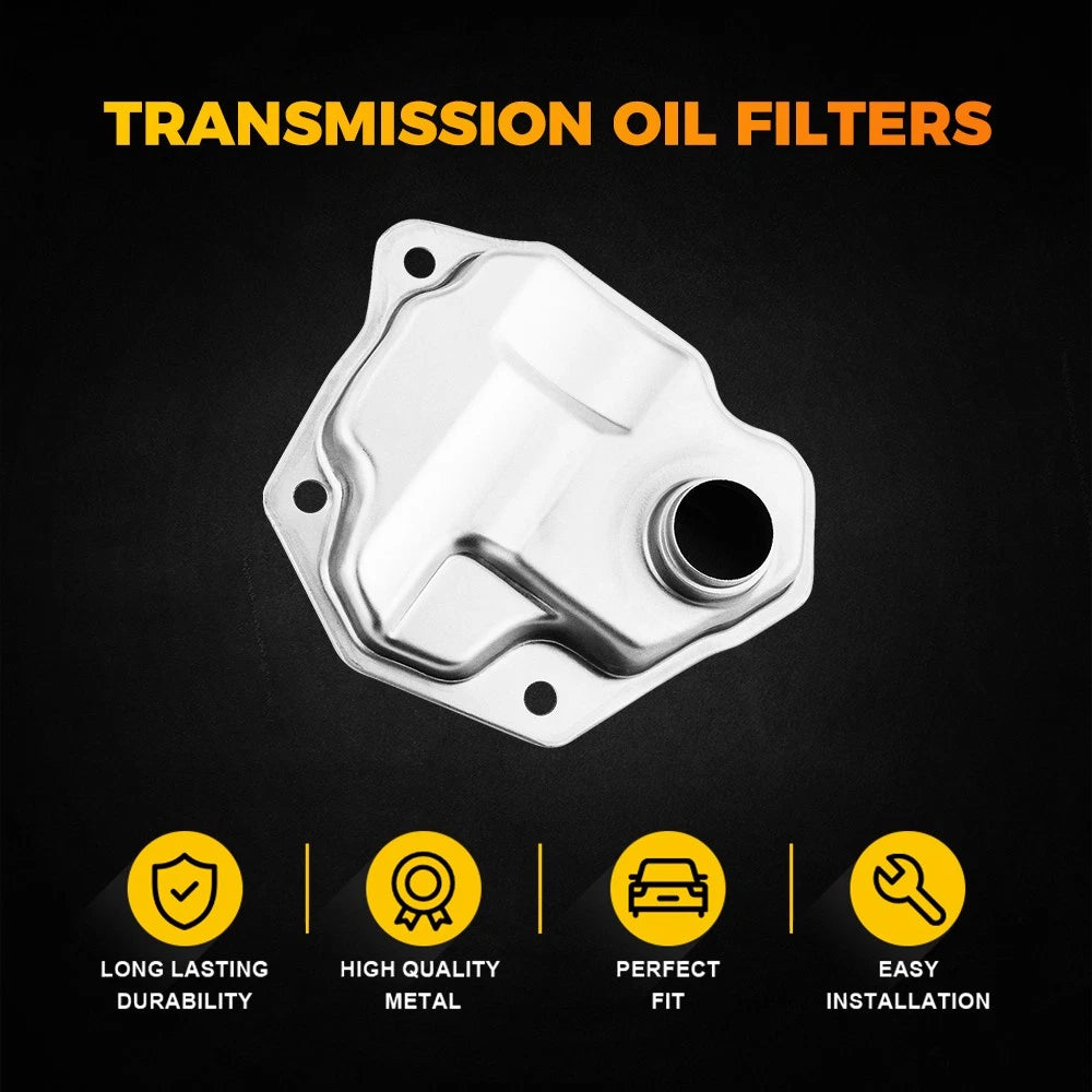 Set of 3 Transmission Oil Filters with Gasket for Dodge Caliber (2007–2012)