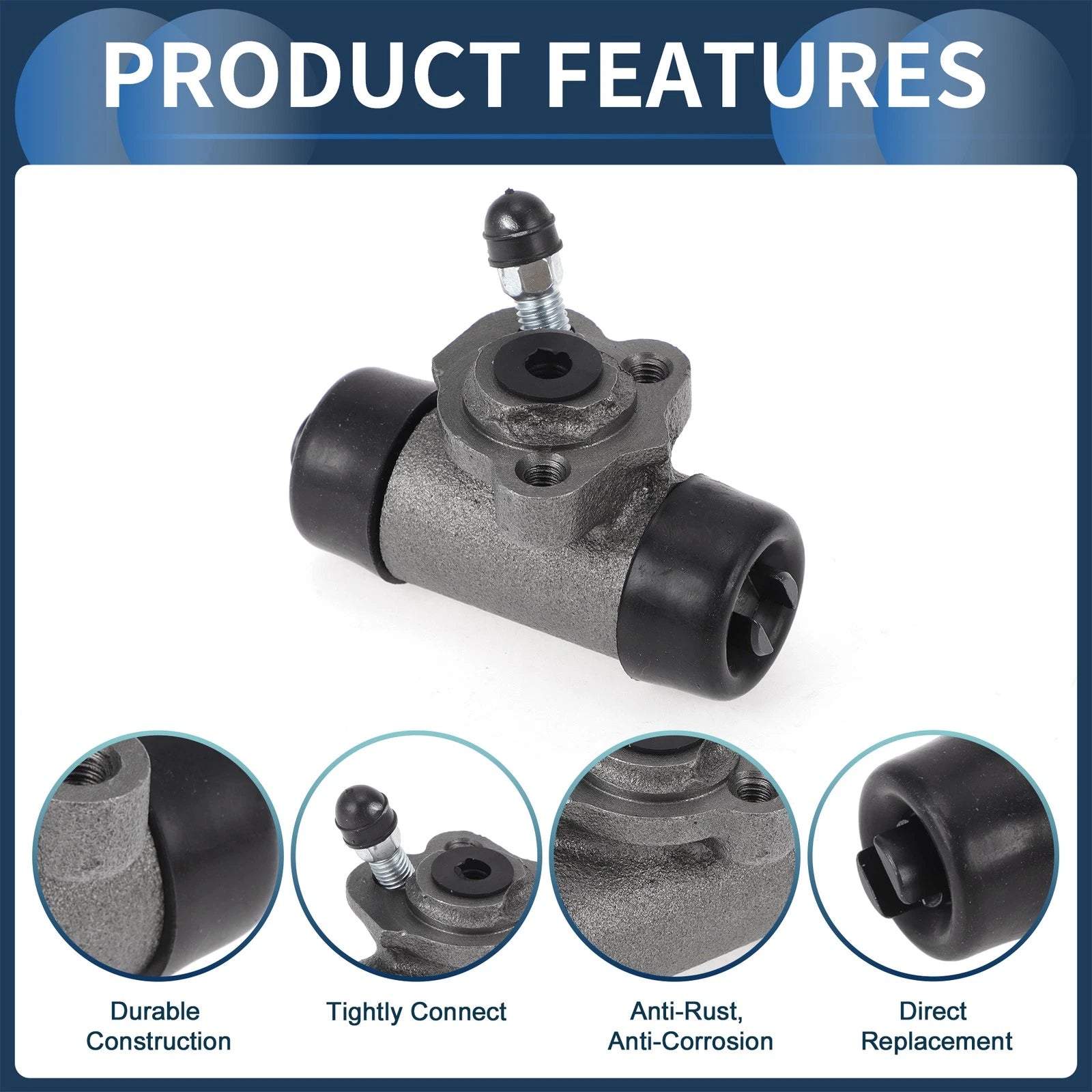 Rear Left Brake Wheel Cylinder No. 4757016010 for Toyota Corolla (1986–2002)