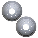 Set of 2 Coated 348mm Brake Rotors for F-150 HD Payload