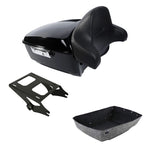 King Trunk Backrest Mount Rack for Harley Touring Street Glide (2014–2026)