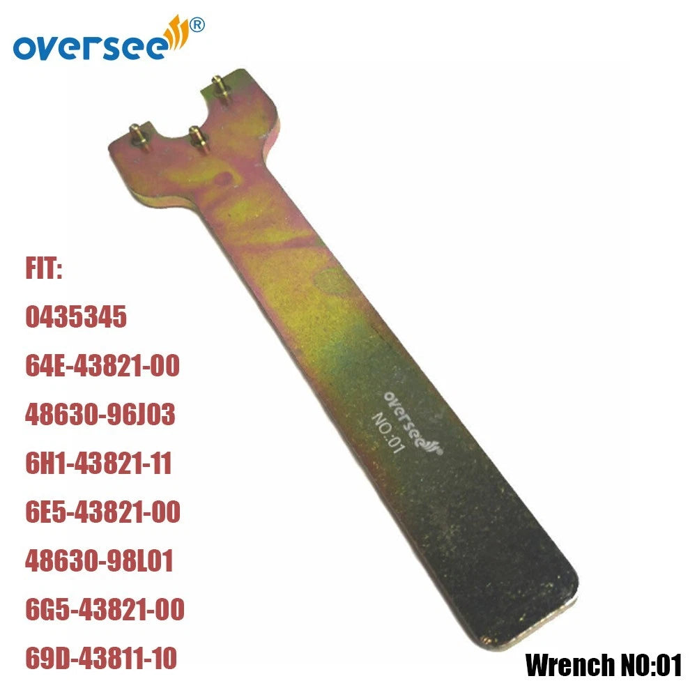 Wrench NO.01 Center 31mm Screw Tool for Yamaha Outboard (48630-98L0, 64E, 6H1-43821)