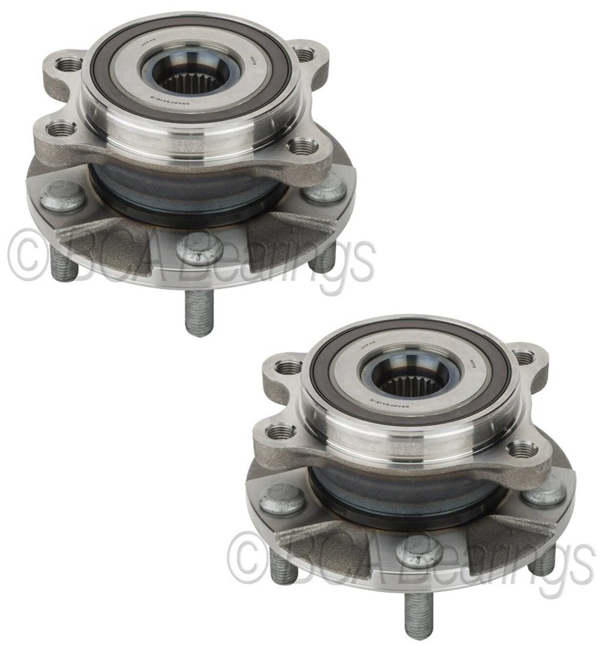 Set of 2 Front Wheel Bearing and Hub Assemblies for HS250h tC xB iM RAV4