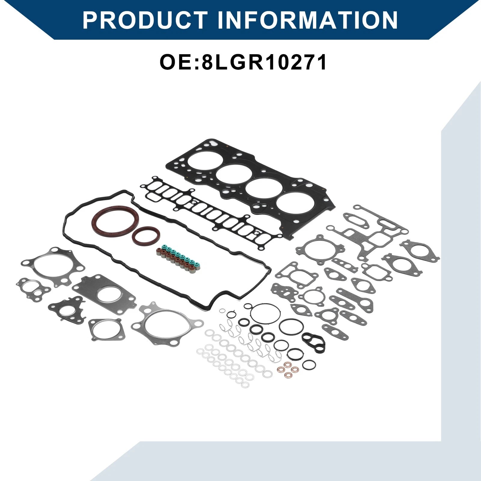 Set of 1 Cylinder Head Gasket Kit No.8LGR10271 for Mazda SHY1 (1990–1999)