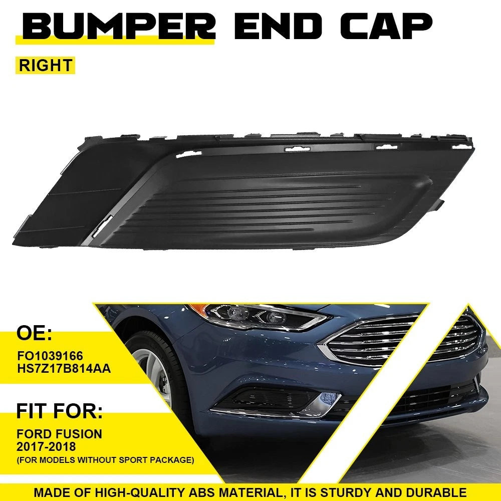 Fog Light Cover Bezel Grille for Ford Fusion (2017–2018)