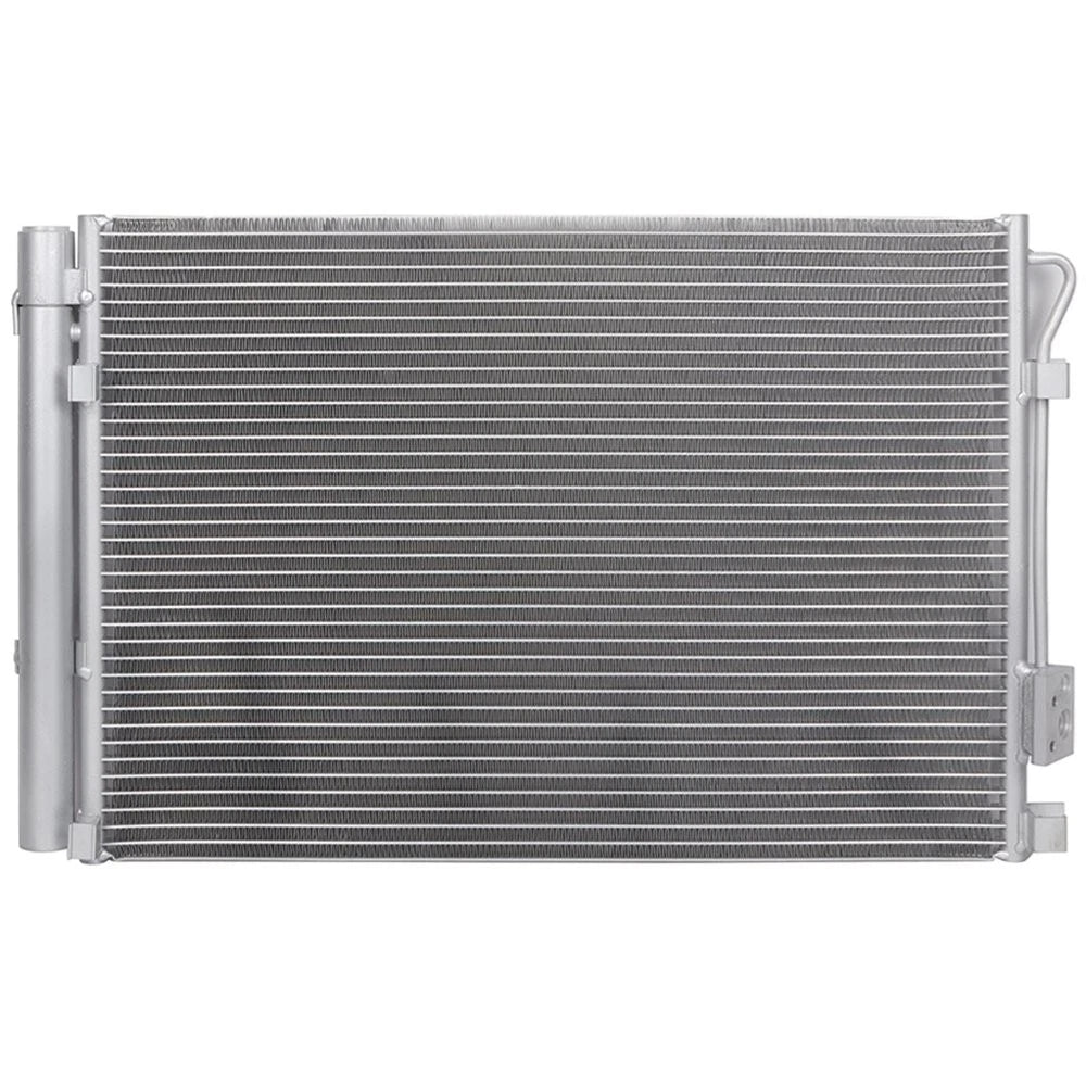 Electric AC Condenser Cooling Fan Kit for Kia Rio Hyundai Accent (2012–2013)