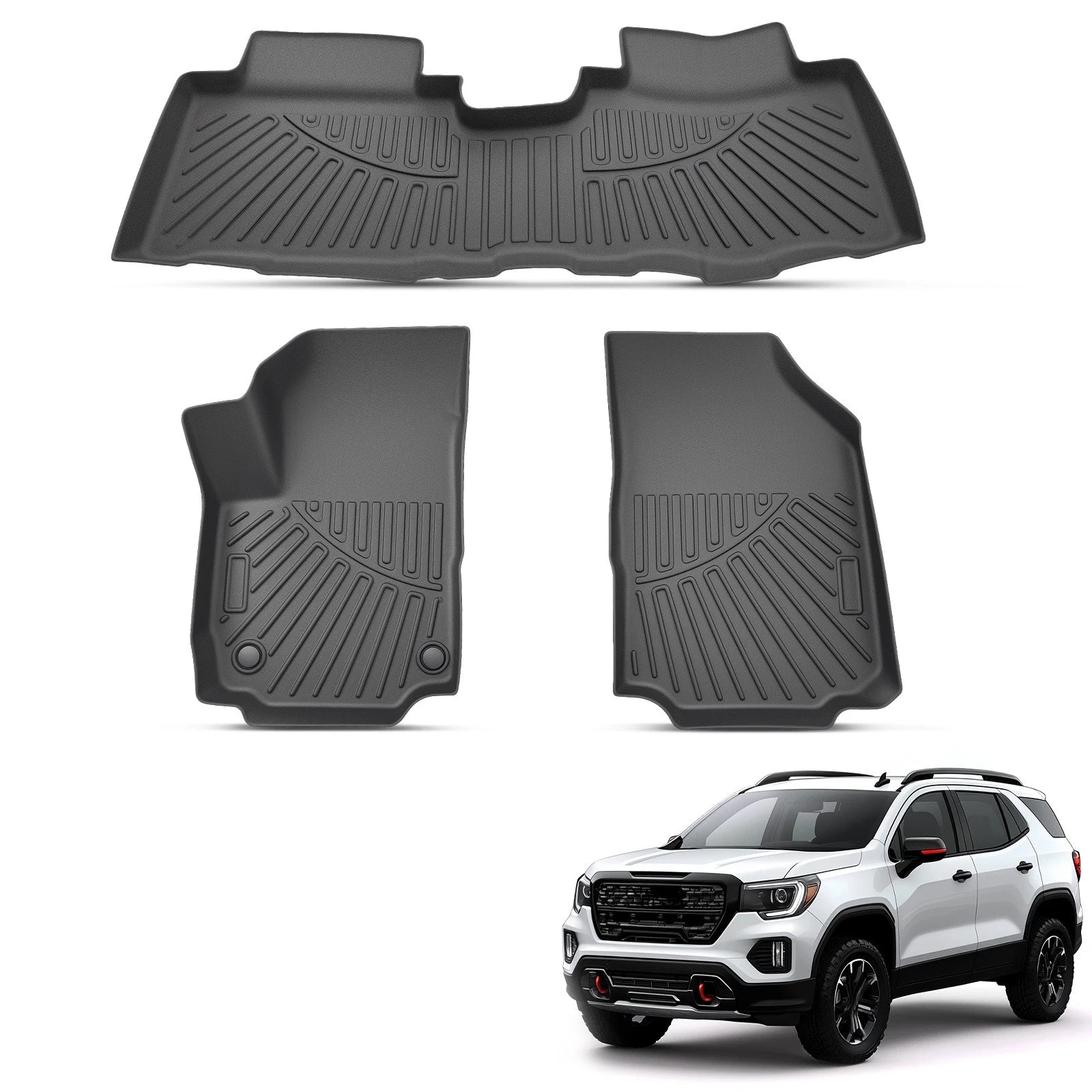 Set of 4 All Season Floor Mats for GMC Terrain Chevrolet Equinox (2018–2025)