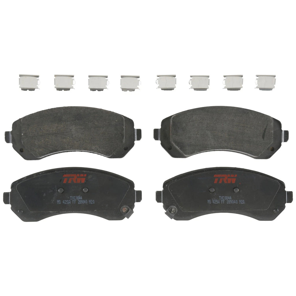 Set of 4 Disc Brake Pads for Buick Rendezvous (2002–2007)