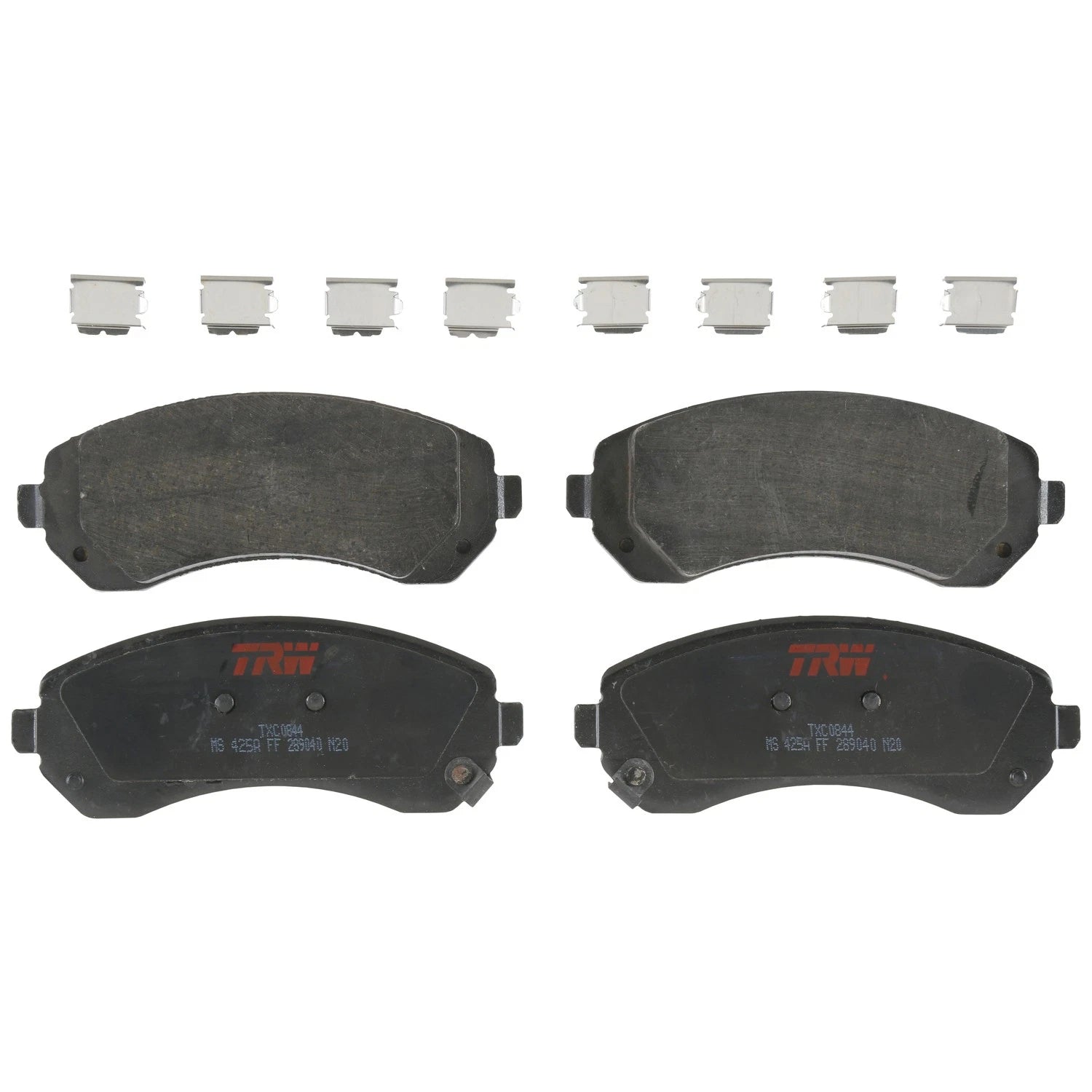 Set of 4 Disc Brake Pads for Buick Rendezvous (2002–2007)