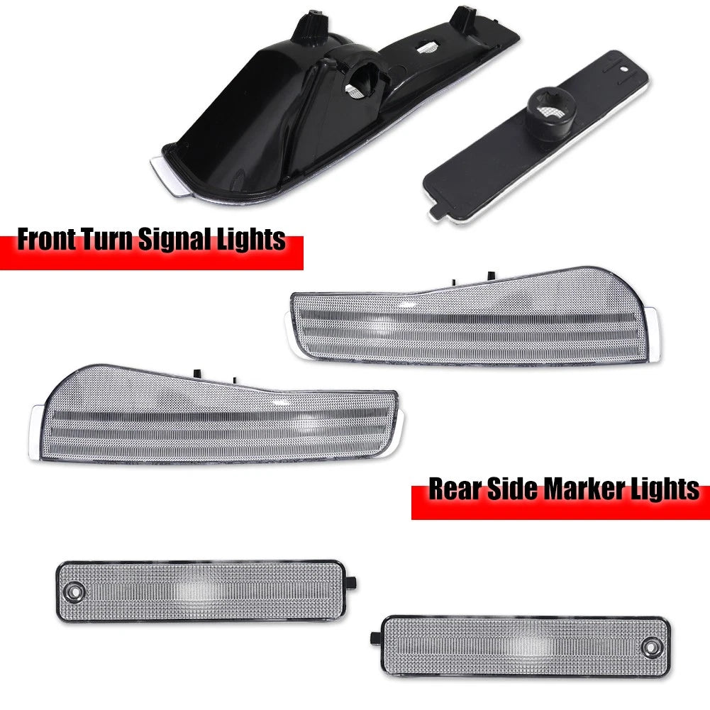 Euro Clear Side Marker Signal Lights for Pontiac Firebird/Trans AM (1993–1997)