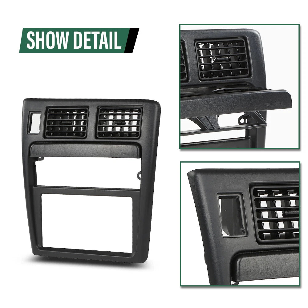 Dash Center Air Vent Radio Bezel Trim Panel for Toyota Tacoma (1995–1997)