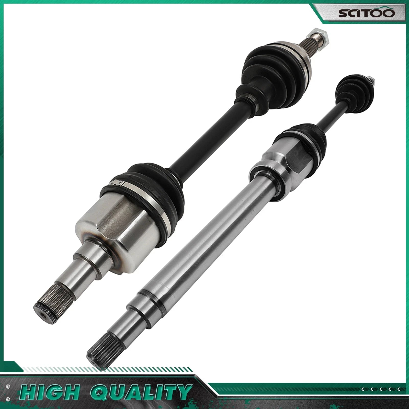 2pcs CV Axle Assembly for Ford Focus (2006–2011) L4 2.0L Front Auto Trans