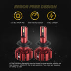 H7 LED Headlight Bulbs for Cars (10000LM, 6000K, 360° Beam)