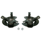 Pair Front Steering Knuckle & Wheel Bearing Hub Assembly for Honda Pilot (2003-2008)
