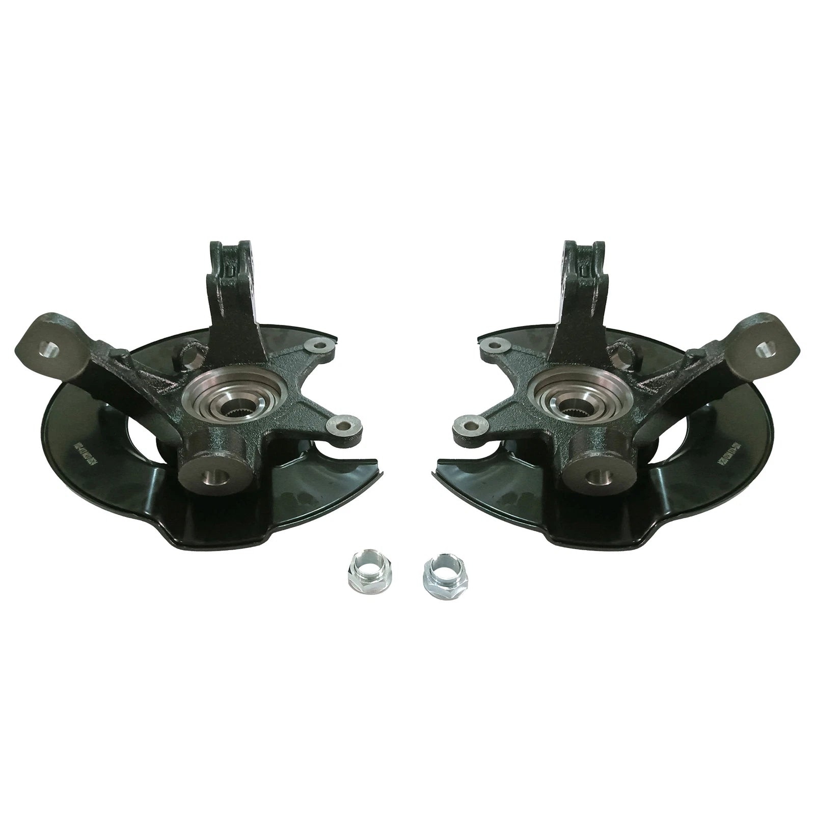 Pair Front Steering Knuckle & Wheel Bearing Hub Assembly for Honda Pilot (2003-2008)
