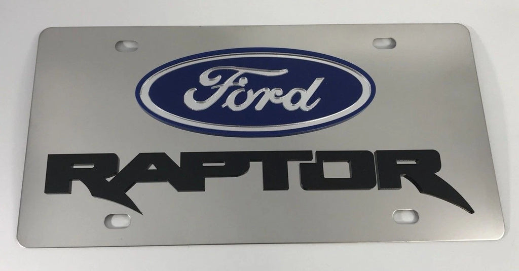 License Plate Logo Emblem Replacement for Ford Raptor Pickup (2017–2024)