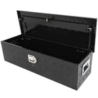 39" Black Aluminum Pickup Truck Tool Box Storage