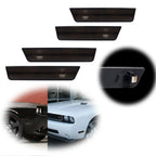 Set of 4 Smoked Lens LED Side Marker Lights for Dodge Challenger