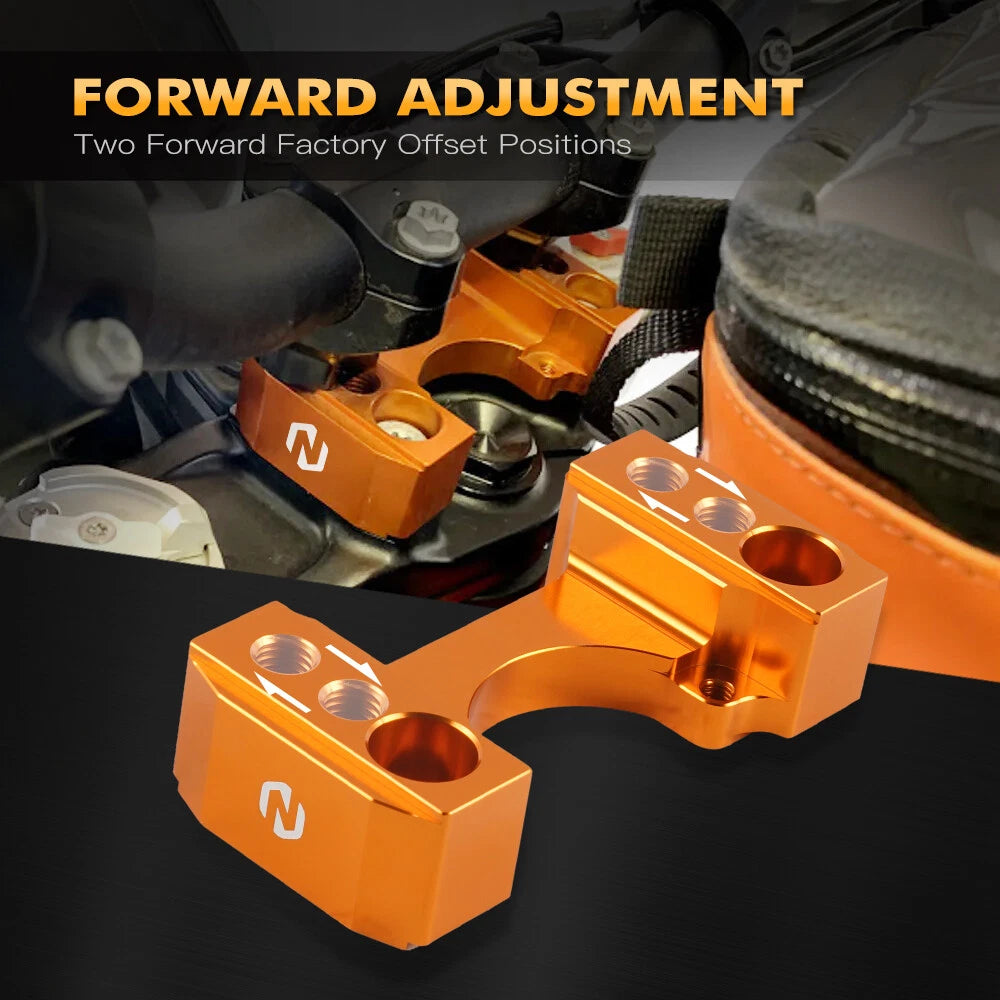 1" Handlebar Clamps Adaptor Mount for KTM 890 Adventure R S (2021–2023)