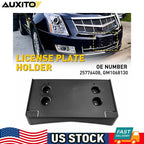 License Plate Bracket for Cadillac SRX (2010–2016) GM1068130 25776408 Black