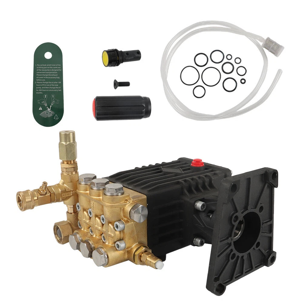 Pressure Washer Pump for 4000 PSI Power Washers (1" Hollow Shaft)
