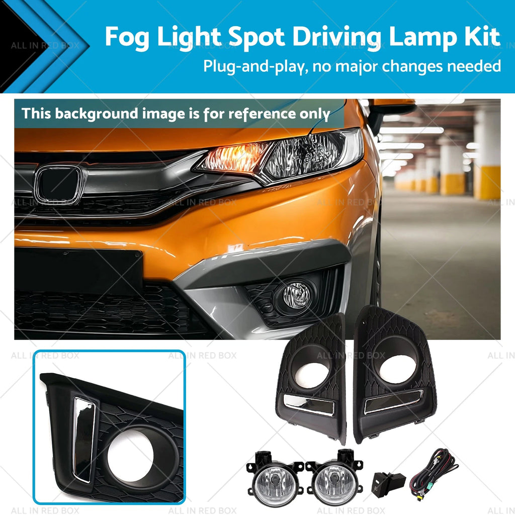 Set of 2 Fog Light Spot Driving Lamps for Honda Jazz GF (2014–2017)