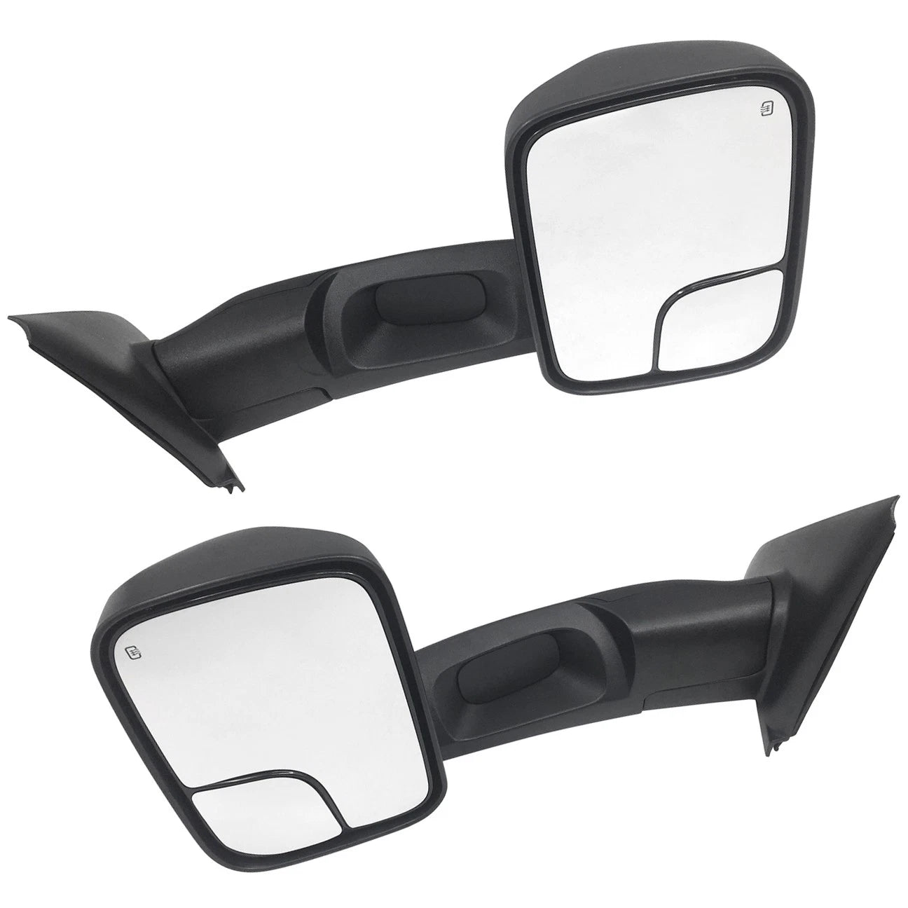 Pair Power Heated Flip Up Tow Mirrors CH1320228 for Dodge Ram 1500 2500 3500 (2002–2009)