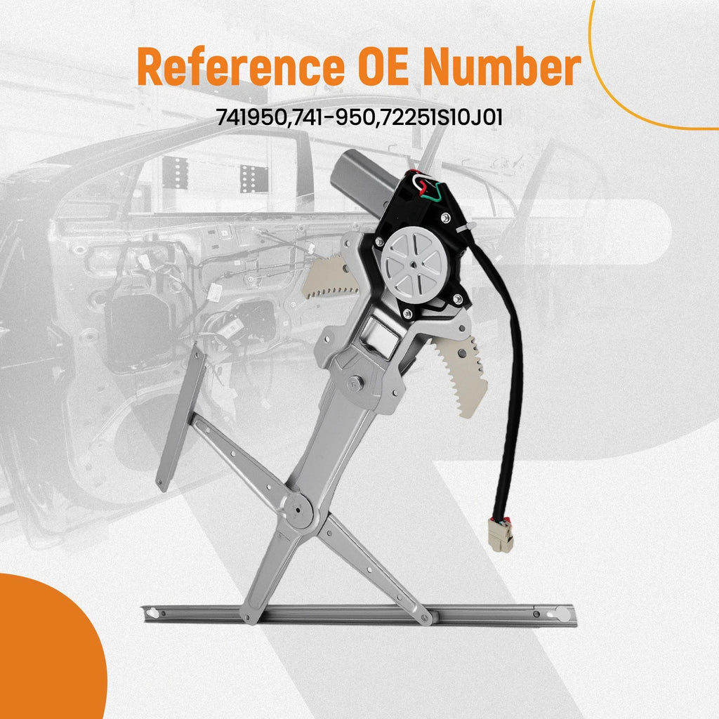 Power Window Regulator with Motor for Honda CR-V (1997–2001)