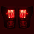 Set of 2 Black LED Tail Lights for Toyota Tundra (2007–2013)