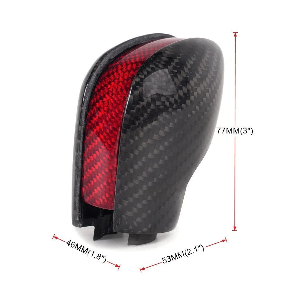 Carbon Fiber Shift Knob Gear Side Cover for VW Golf Jetta Passat
