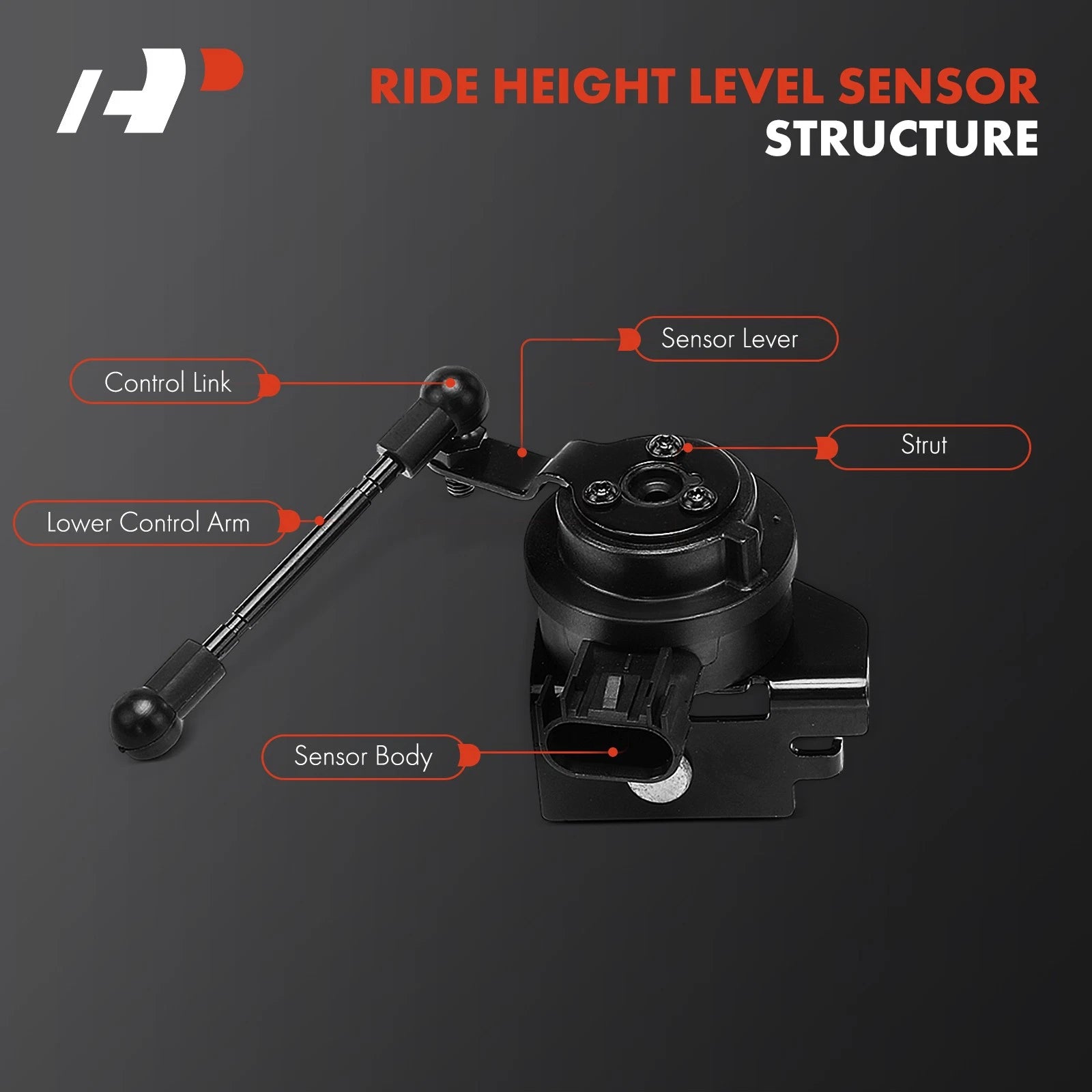 2X Ride Height Level Sensor for Chevrolet Corvette