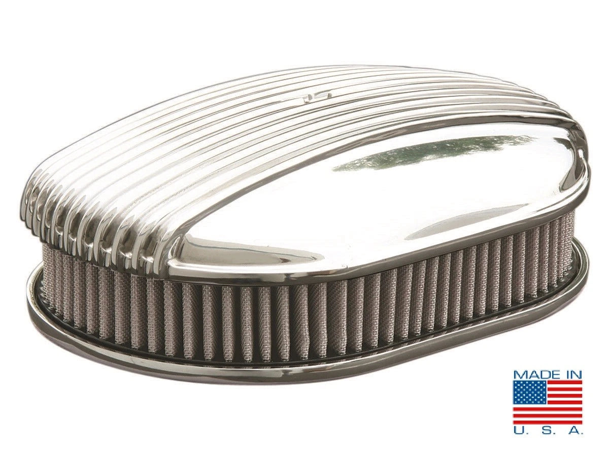 12" Finned Oval Air Cleaner Replacement for Universal Fit (Universal)