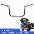 14" Chrome Ape Hanger Handlebar for Harley Street Electra Glide (1982–2022)