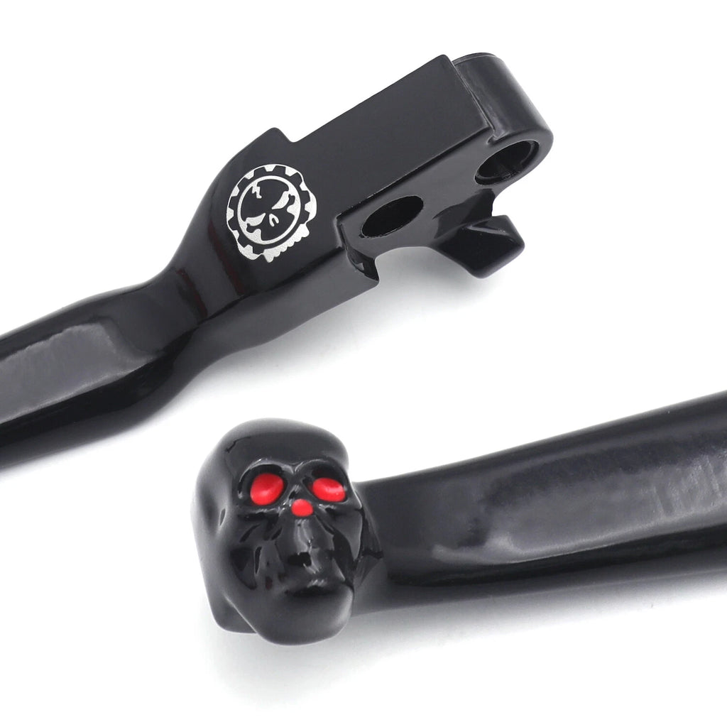 Black Hand Brake Clutch Lever for Harley XR XL Iron 883 1200C Sportster (1996–2014)