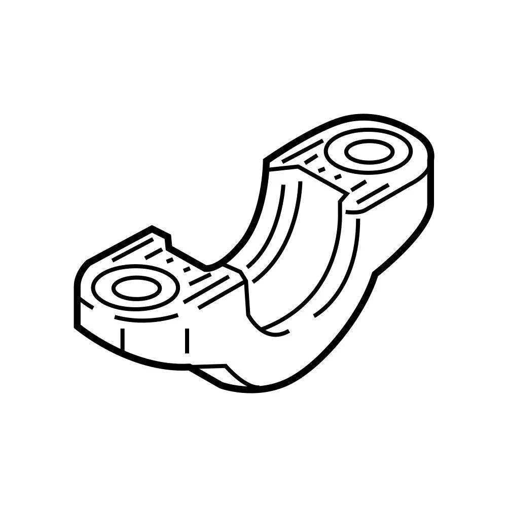 Suspension Stabilizer Bar Bracket for BMW 530i 540i 740i 840i (1995–2003)