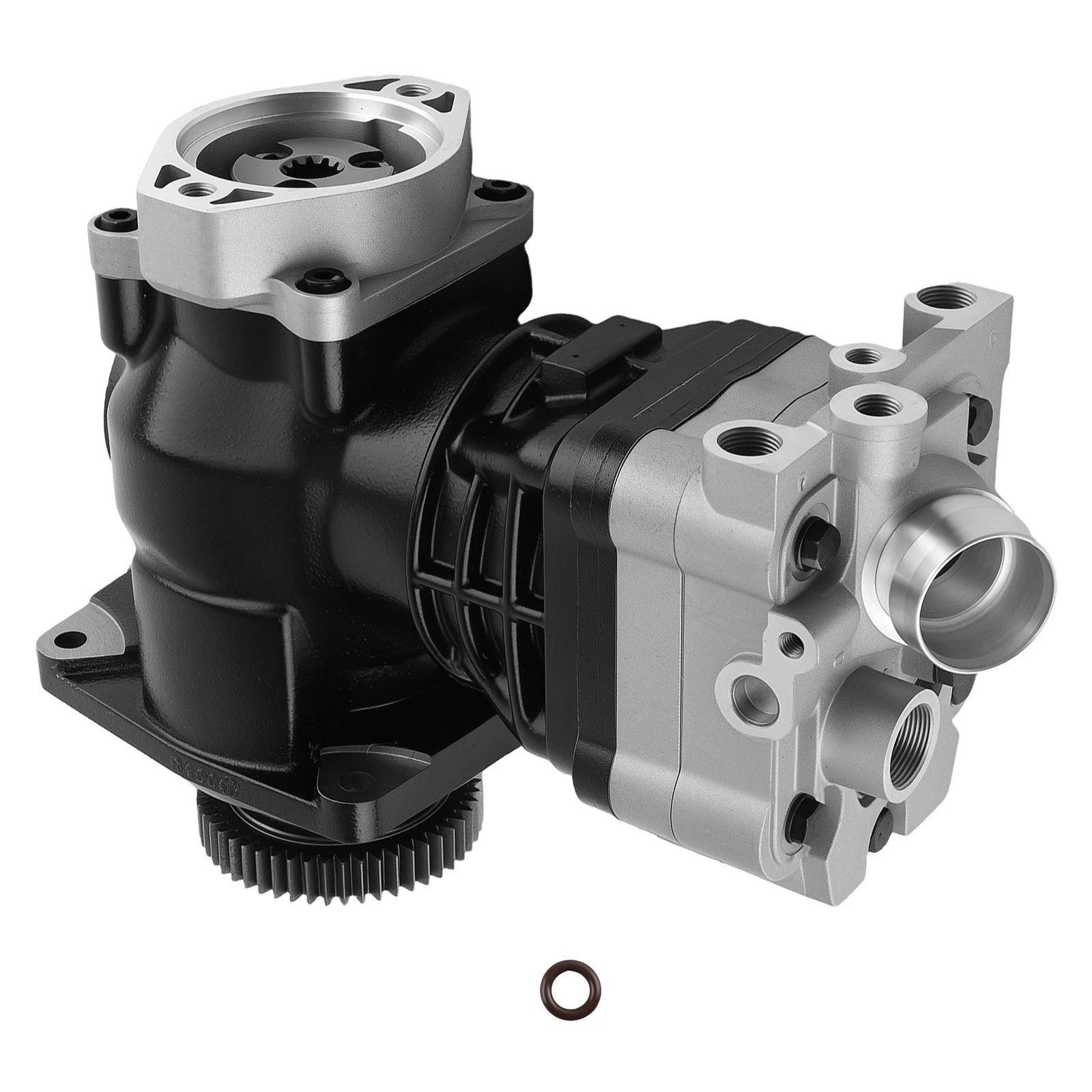 Air Compressor for Freightliner Detroit DD13 DD15 (2008–2015) Black