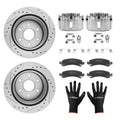 Rear Brake Rotors, Calipers & Pads for Chevy Avalanche 1500/Suburban 1500 (2002)